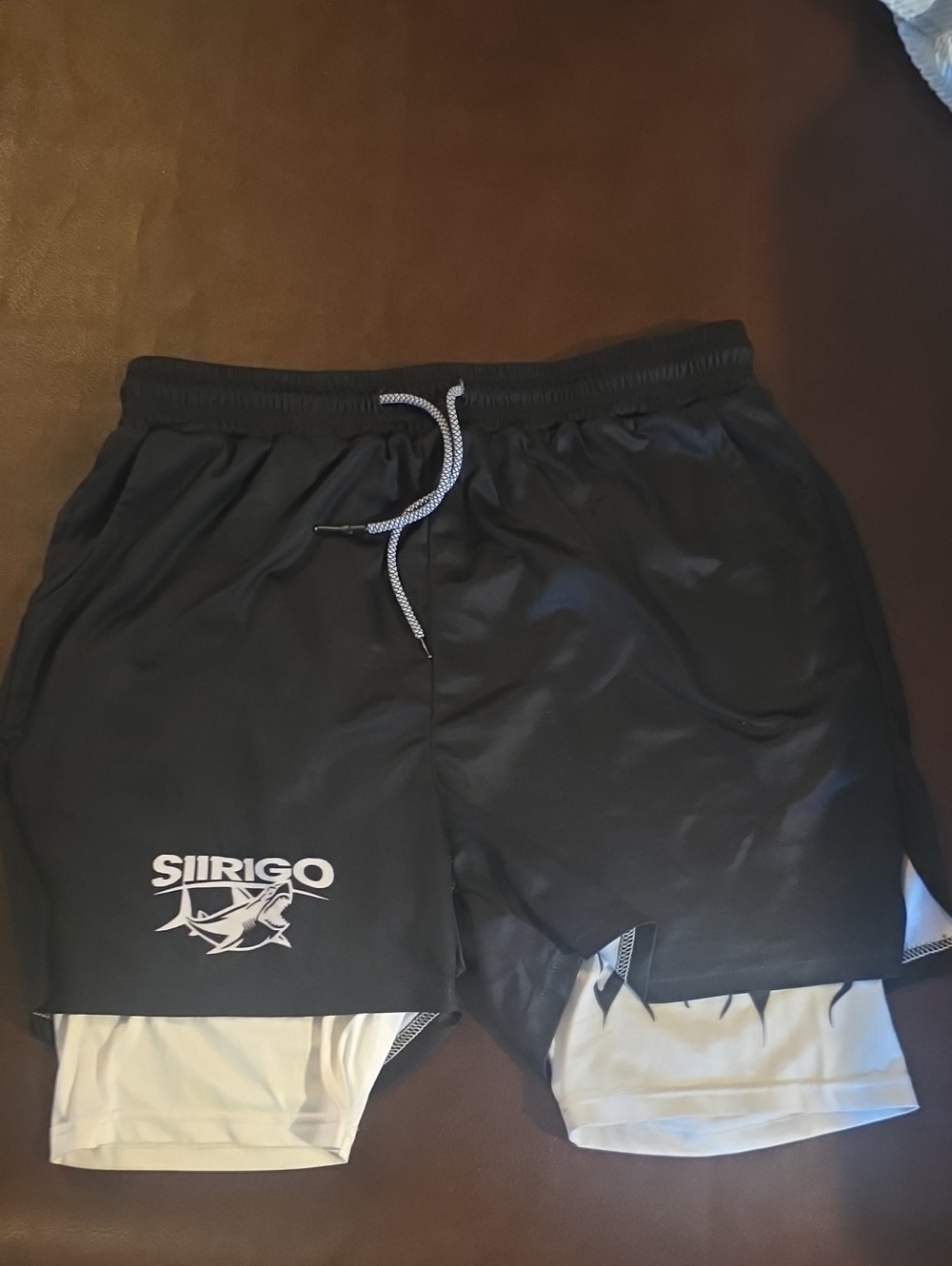 Men’s Black 2-in-1 Performance Shorts